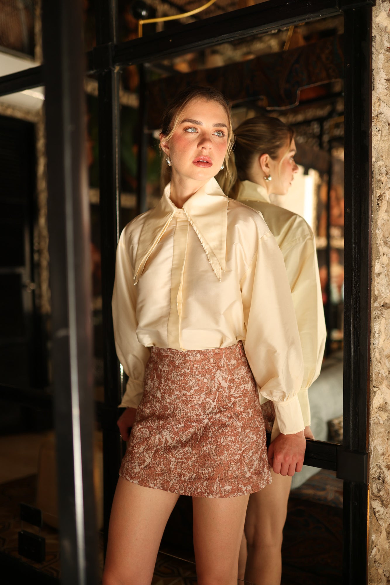 Alborada Tafeta Blouse